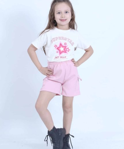GRADE SHORT CARGO 2 BOLSOS CINTURA ALTA