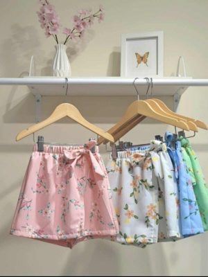 GRADE SHORT ESTAMPADO LAÇO