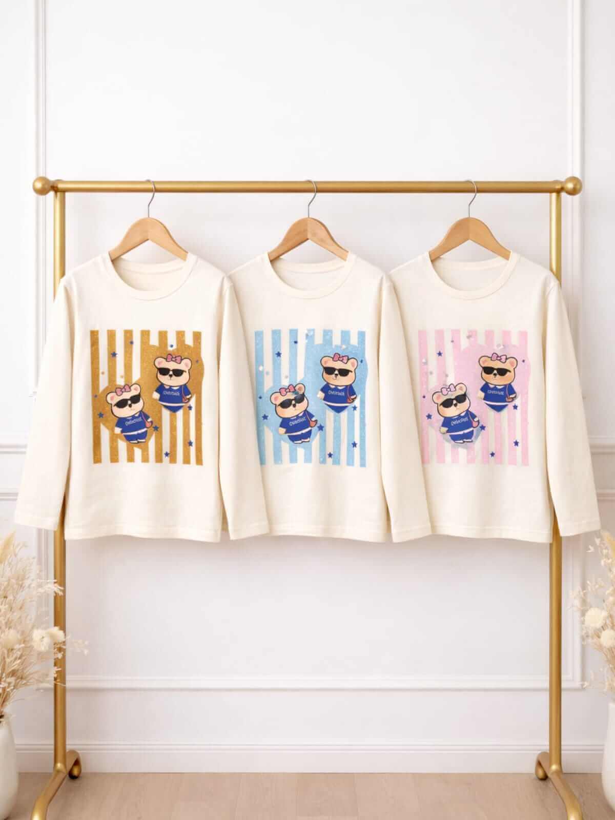 GRADE BLUSA MANGA LONGA URSO ELEGANTE