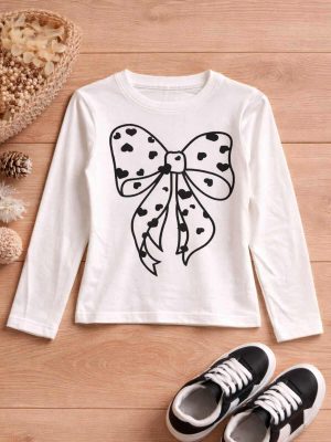 GRADE BLUSA BOW WITH HEART