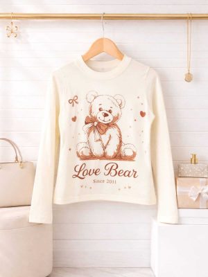 GRADE BLUSA MANGA LONGA LOVE BEAR